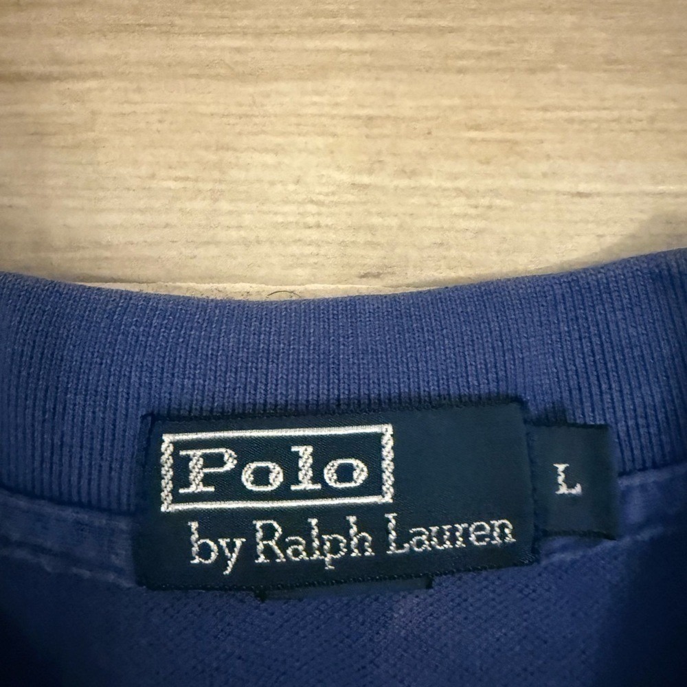 Ralph Lauren Men's Navy and White Striped Polo Shirt - Picture 3 of 10